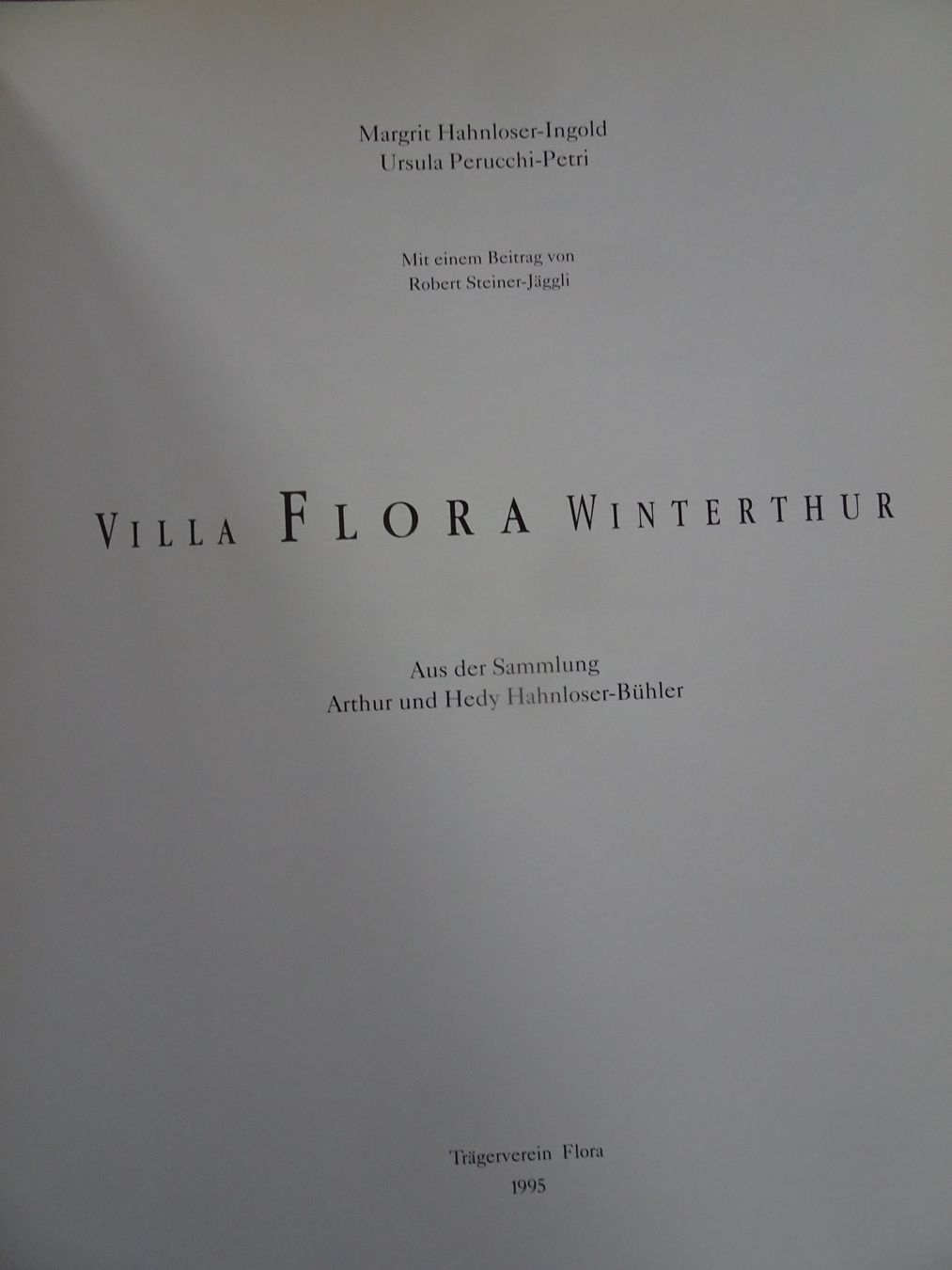 Bücher: Villa Flora - Sammlungskatalog – Neu (gemäss Beschreibung) aus männedorf von purzelchen 1