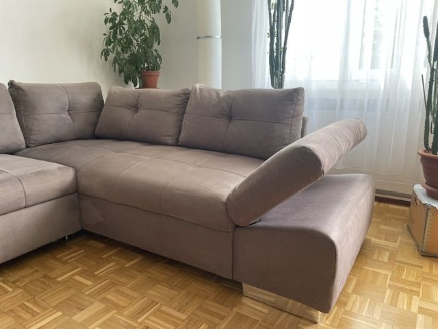 Sofas: Ecksofa mit Schlaffunktion, ca. 254 × 228 cm – Gebraucht aus Glattfelden von sami_141 2