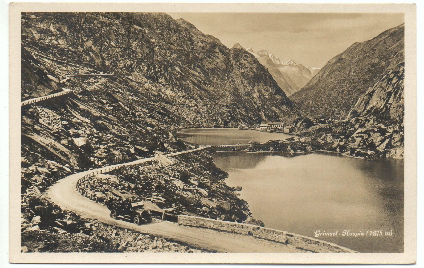 Ansichtskarten: GRIMSEL-HOSPIZ Postauto – Neu (gemäss Beschreibung) aus Jona von philajona