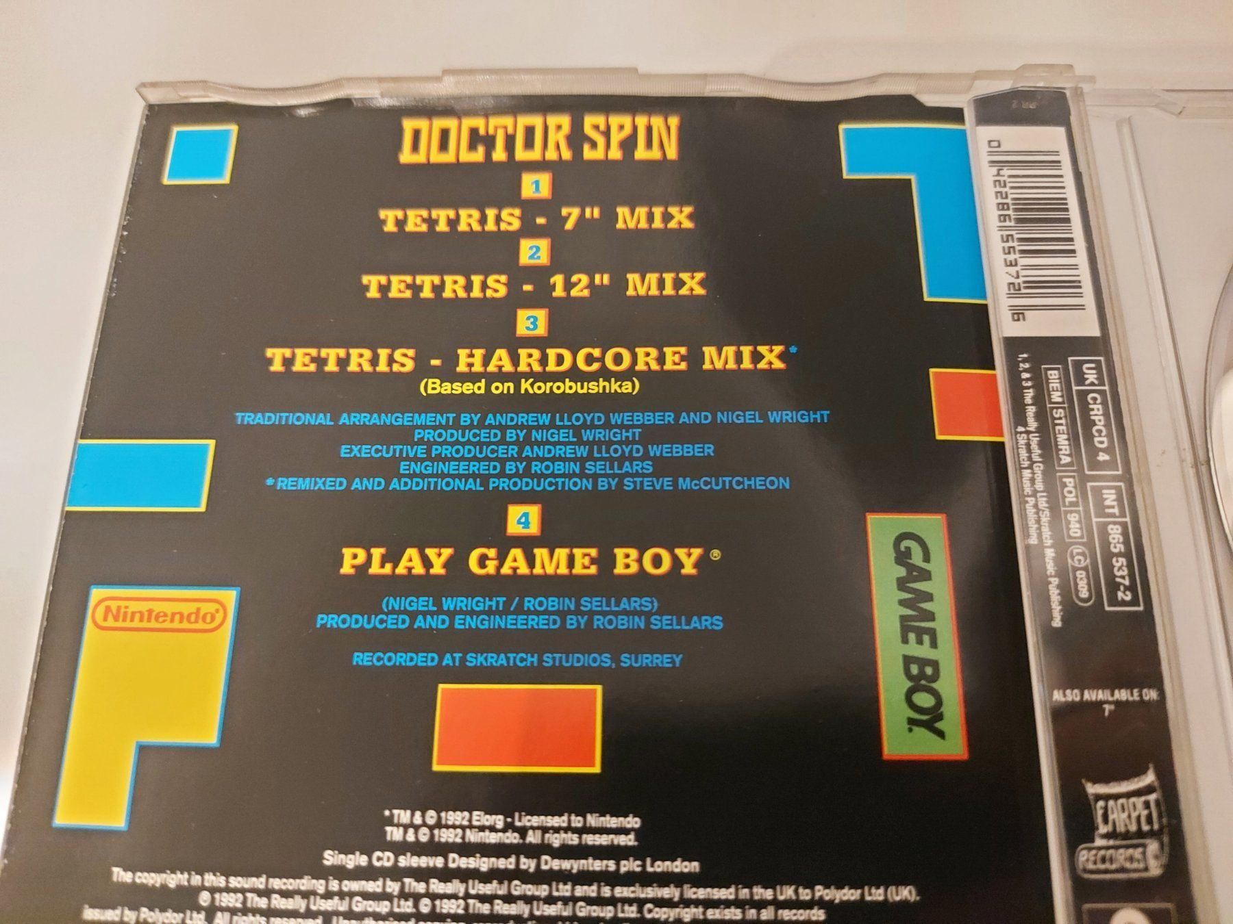 CD: Tetris Doctor Spin Soundtrack CD Single – Usato da Aarau venduto da Kaesekuchen2000 2
