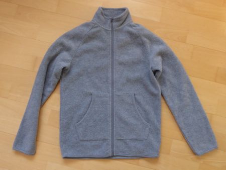 Graue Faserpelzjacke Fleece Gr. 146 - 154 neu