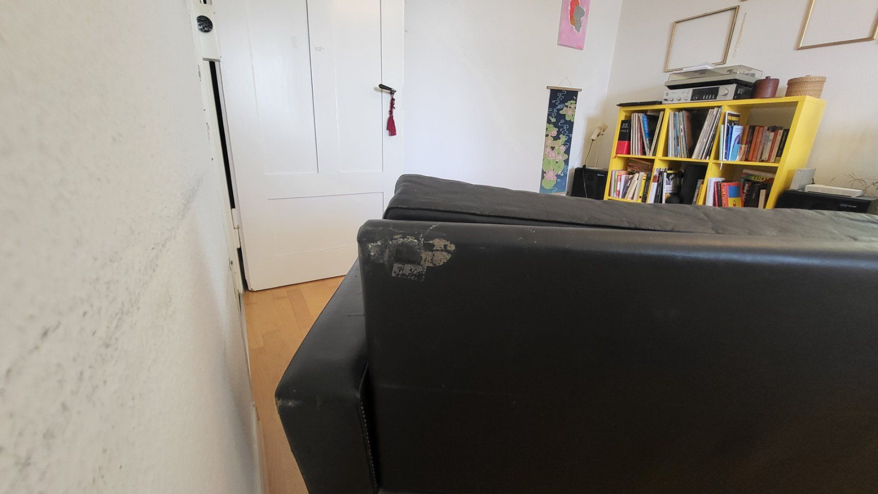 Divani: Leder Sofa Klassiker, schwarz, gebraucht – Usato da Uster venduto da Ghelfi01 5