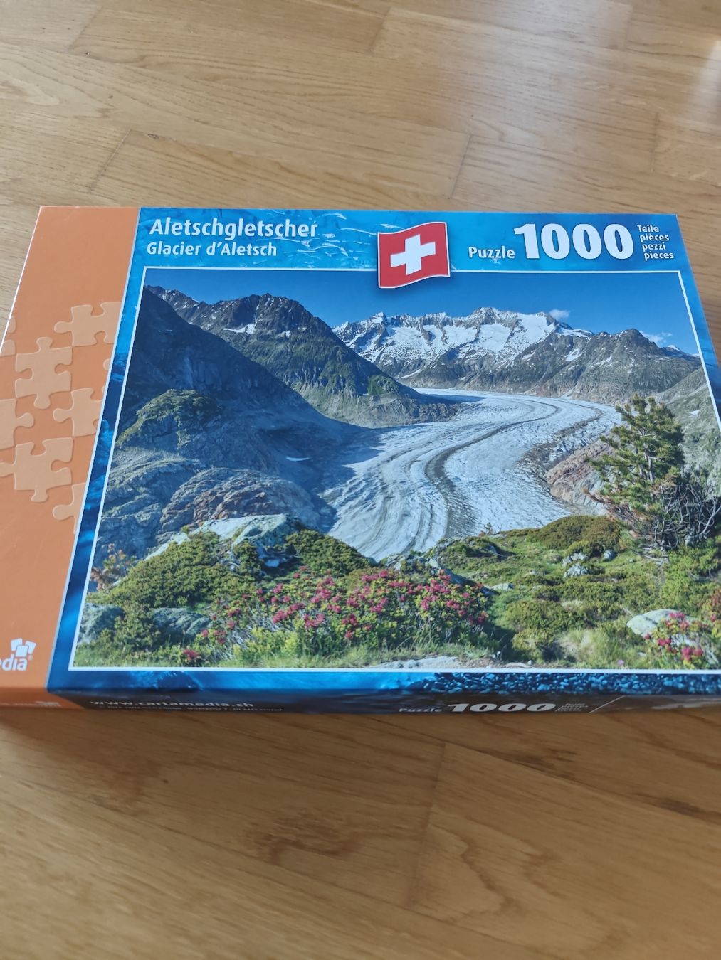 Puzzle: Aletschgletscher Puzzle, 1000 Teile - Neu – Nuovo e nell'imballaggio originale da Herdern venduto da Pinky_winki