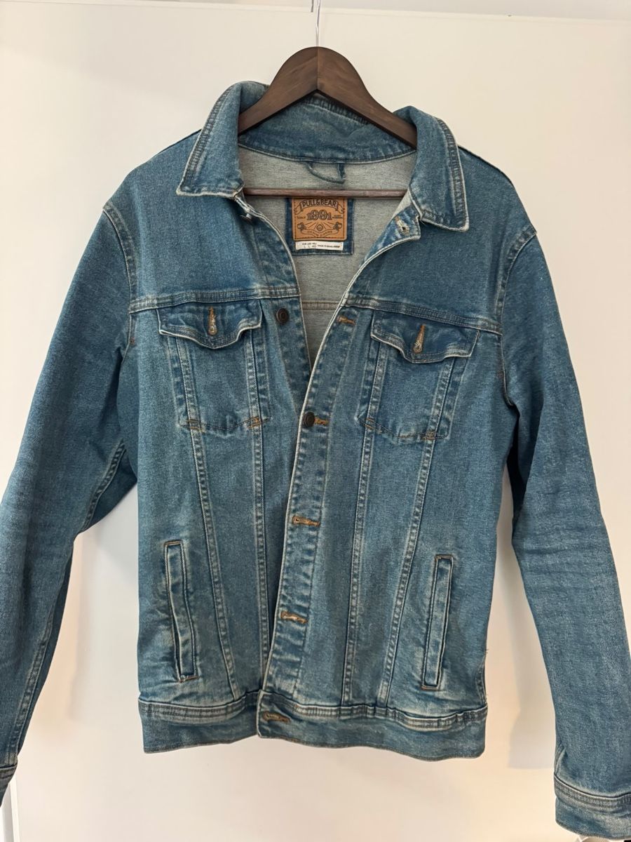 Pull&Bear Jacken: Pull & Bear Herren Jeansjacke – Blau – Grösse L – Gebraucht aus Glattpark(Opfikon) von leo_c2ws 1