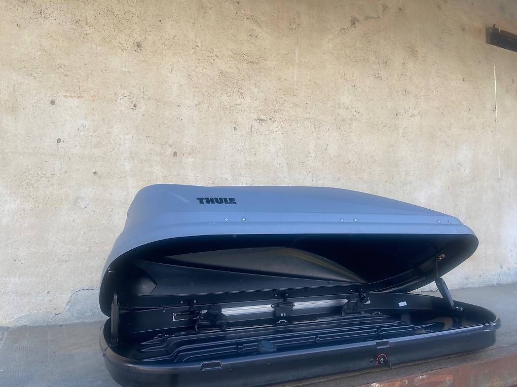 Box da tetto: XL Thule Dachbox Touring M mit oder ohne Träger – Usato da Leuzigen venduto da Doppelrad 4