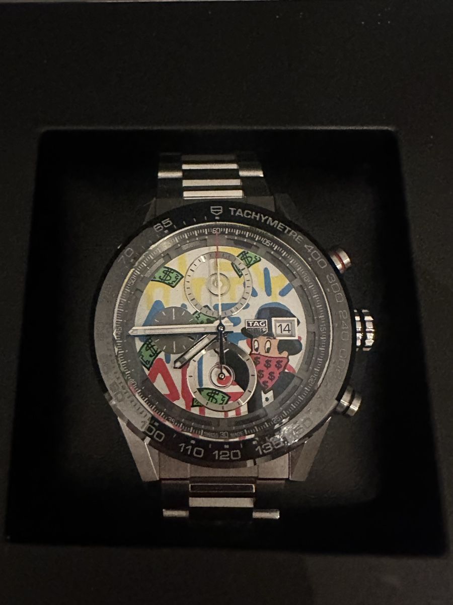 Tag Heuer Orologi: ÉDITION SPÉCIALE TAG HEUER CARRERA ALEC MONOPOLY – Usato da Bellevue venduto da bordeaux075cl 1
