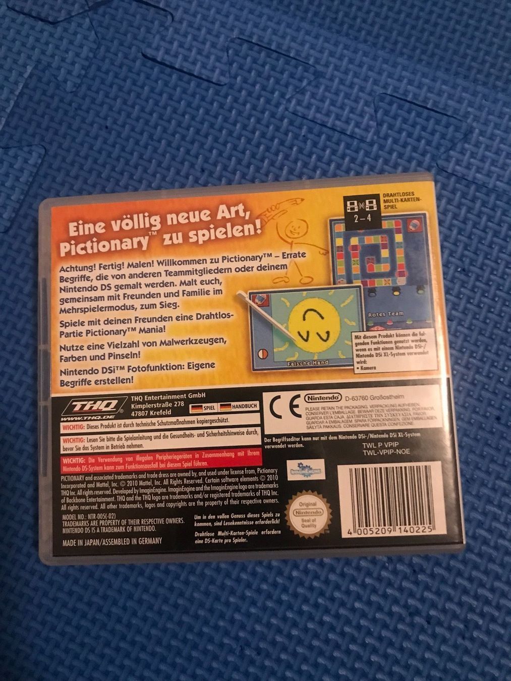 Nintendo Giochi: Pictionary Nintendo DS – Usato da Gossau SG venduto da schlitzerdemon 2