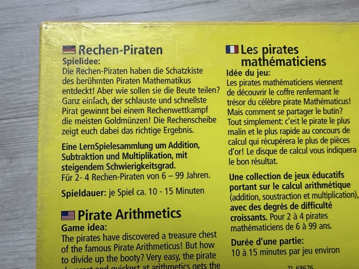 Spiele: Spiel Rechenpiraten – Gebraucht aus Luzern von Eknime 2