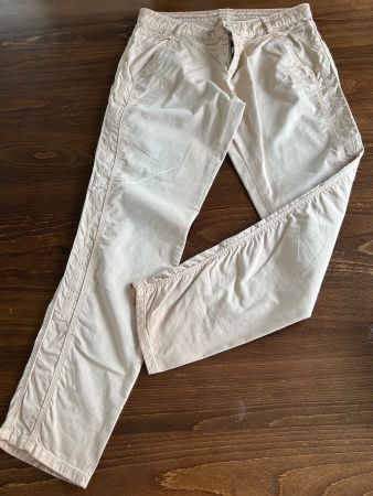 Cambio Hose beige, Gr. 38/40 Damen Hose