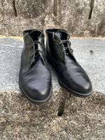 Schnürschuh halbhoch 3-farbig
