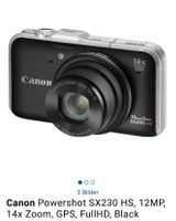 Canon PowerShot SX230 HS Digitalkamera schwarz