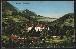 Langenbruck, Kurhaus aus der Vogelschau