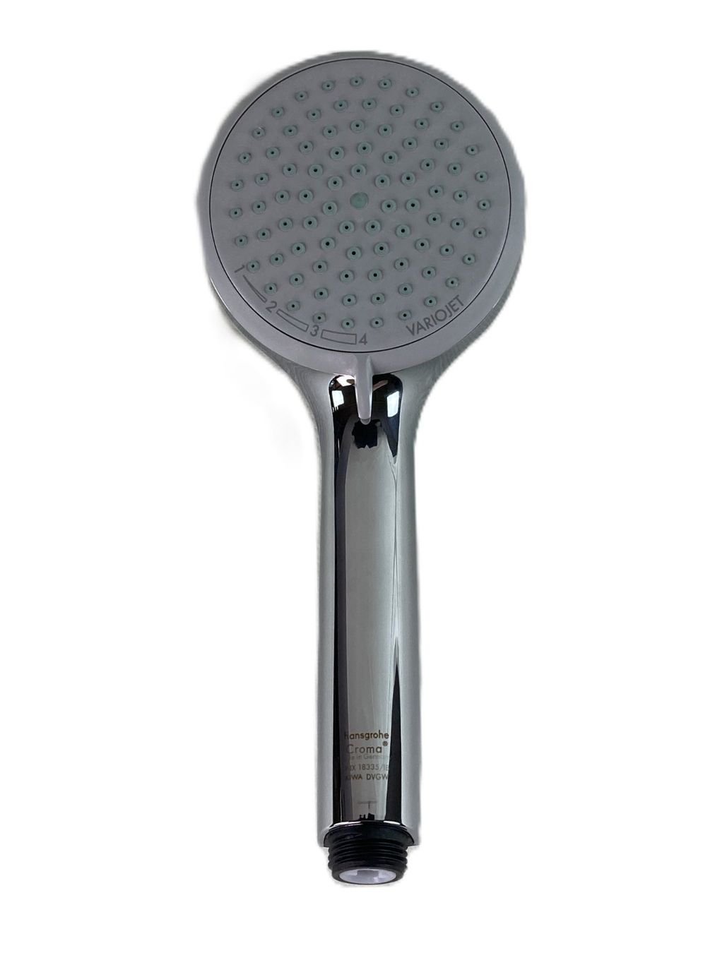 Hansgrohe Duschbrausen: HANSGROHE | Duschbrause | Chrom | 4 Strahlarten – Neu (gemäss Beschreibung) aus Wittenbach von Restwert_St-Gallen 2