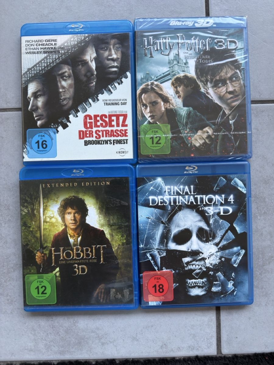 Tutti i DVDs: 4 BluRay DVD 3D – Usato da Schlieren venduto da Kamacho