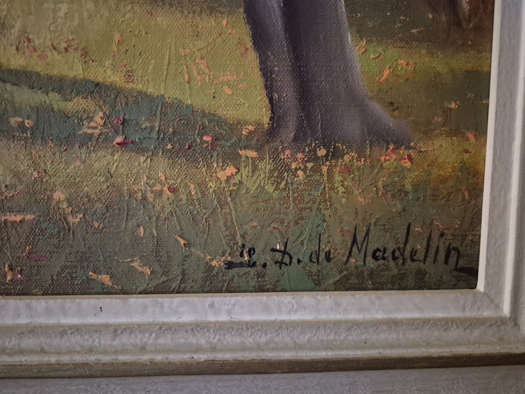 Dipinti: Tableau d'Eugène Devaud de Madelin – Usato da Réchy venduto da Sebastien.Zambaz 1