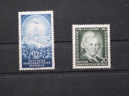 DDR 1954 Lessing /Viermächtekonferenz *