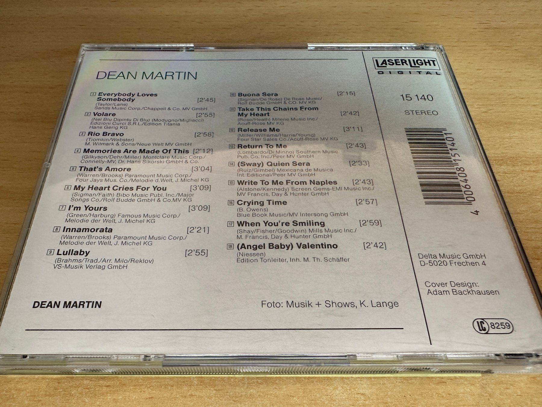 CDs: Dean Martin – Dean Martin – Gebraucht aus Rikon im Tösstal von Alpenmutz 1