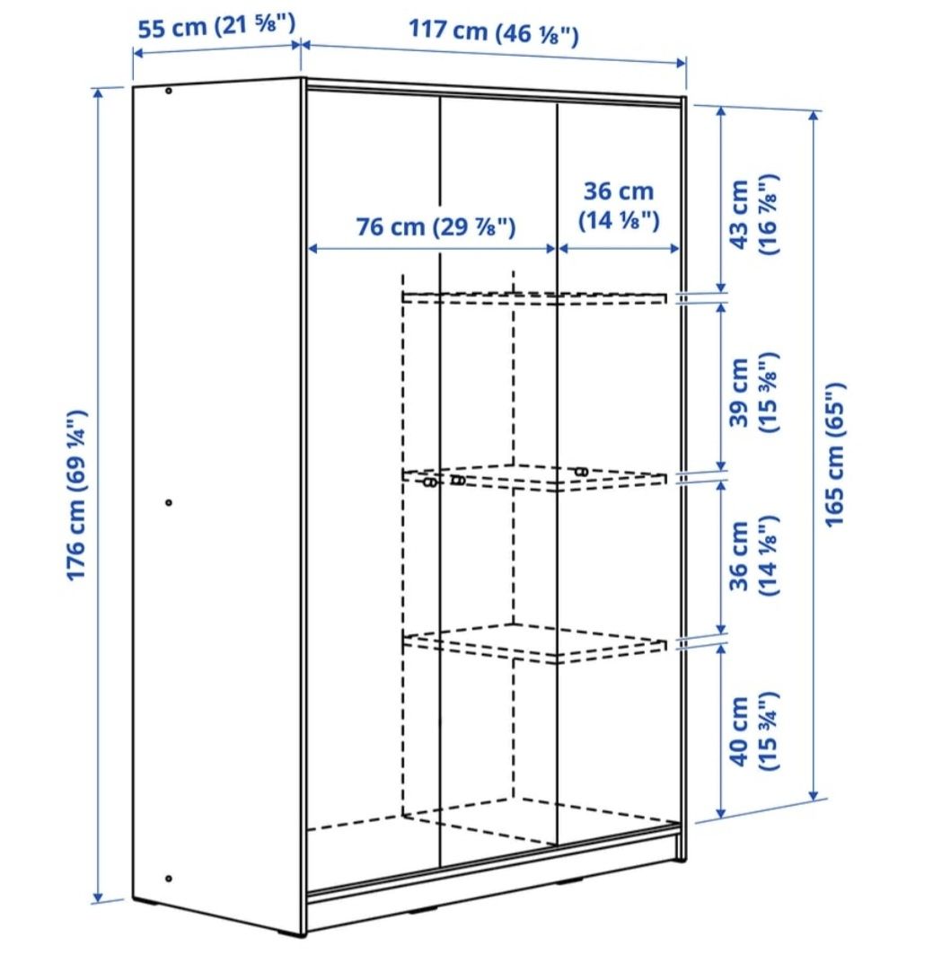 Armadi: IKEA Kleppstad Kleiderschrank – Usato da Zürich venduto da grm_hg7p 3