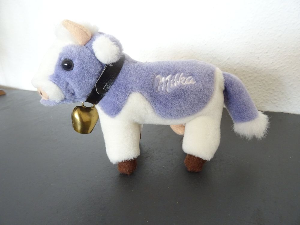 Kleine MILKA Kuh aus Plüsch Milka Schokolade Lila Kuh (Gebraucht) in ...