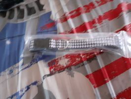 Hundehalsband Karomuster schwarz weiss neu im Paket