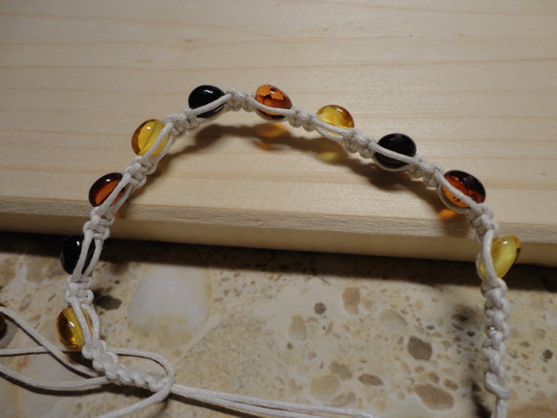 Bracciali & Braccialetti: Armband - Bernstein /Ambre/Amber echt – Nuovo (secondo la descrizione) da Biberist venduto da tl-schmuck