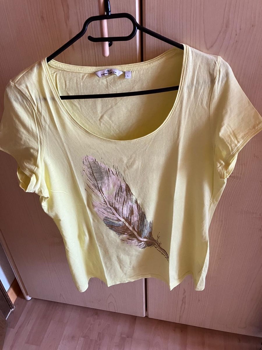 Tom Tailor T-Shirts: Tom Tailor Shirt, Grösse L, Gelb, Baumwolle – Neu (gemäss Beschreibung) aus Einsiedeln von zue_82pm 1