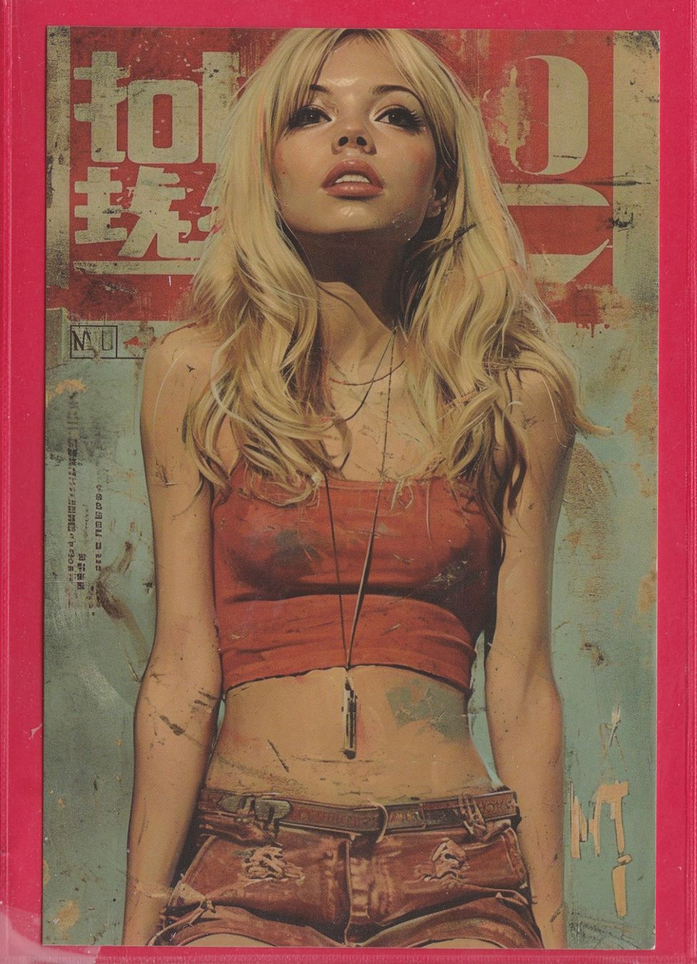 Cartoline postali: PIN UP GIRL KARTE – Usato da Oberrieden venduto da Gebirgsstelze