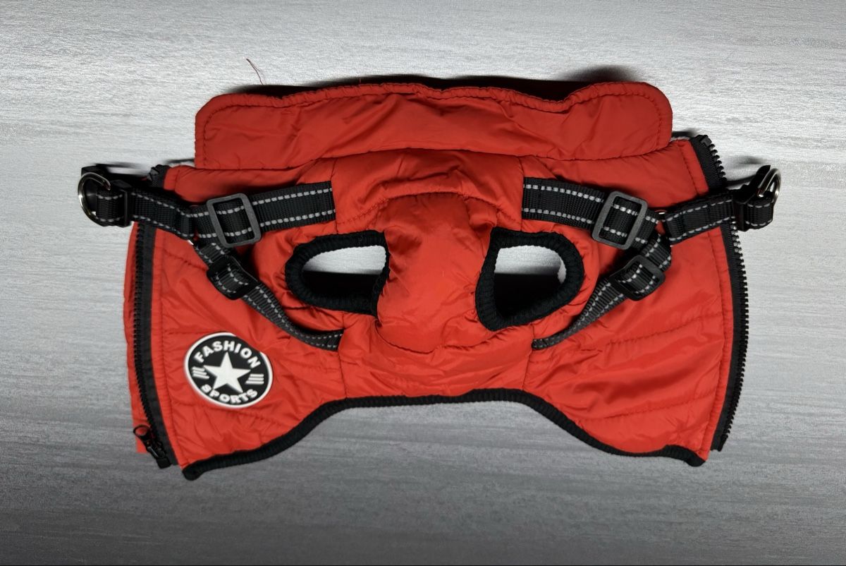 Abbigliamento: Hunde-Weste mit integriertem Geschirr, Grösse XS – Nuovo (secondo la descrizione) da Kesswil venduto da Agitol 4
