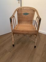 Stuhl, Sessel aus Korbgeflecht , Vintage guter Zustand .