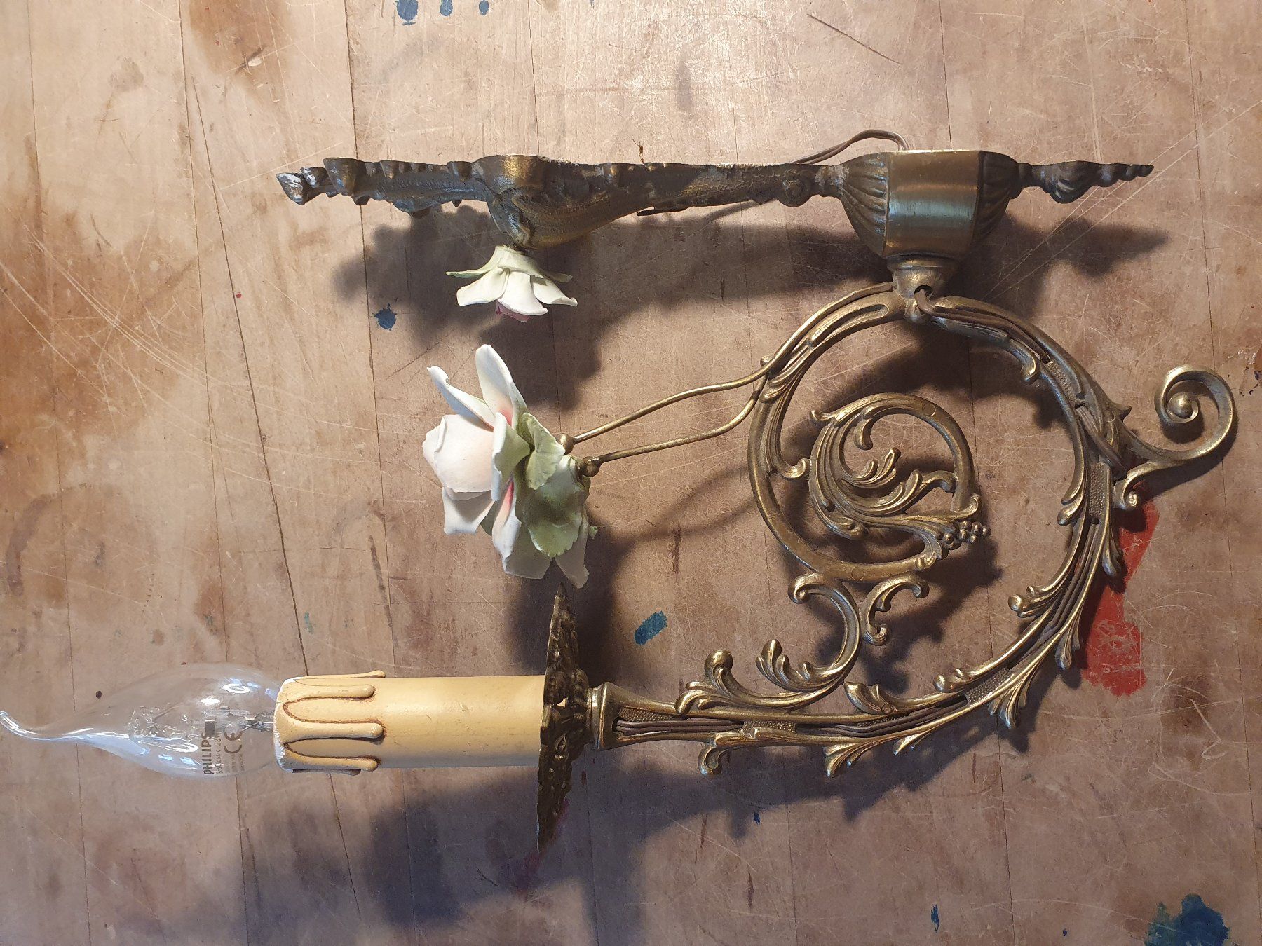 Lampade: Elektrische Lichtkonsole Jugenstil – Usato da Zürich venduto da loosebone