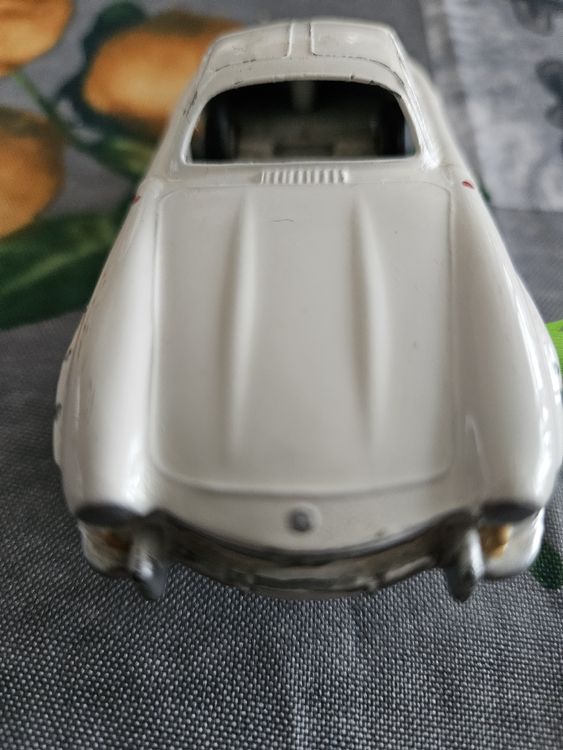 Miniature Quiralu 1/43 – Mercedes 300 SL, Gris à Toit Bleu, état Superbe