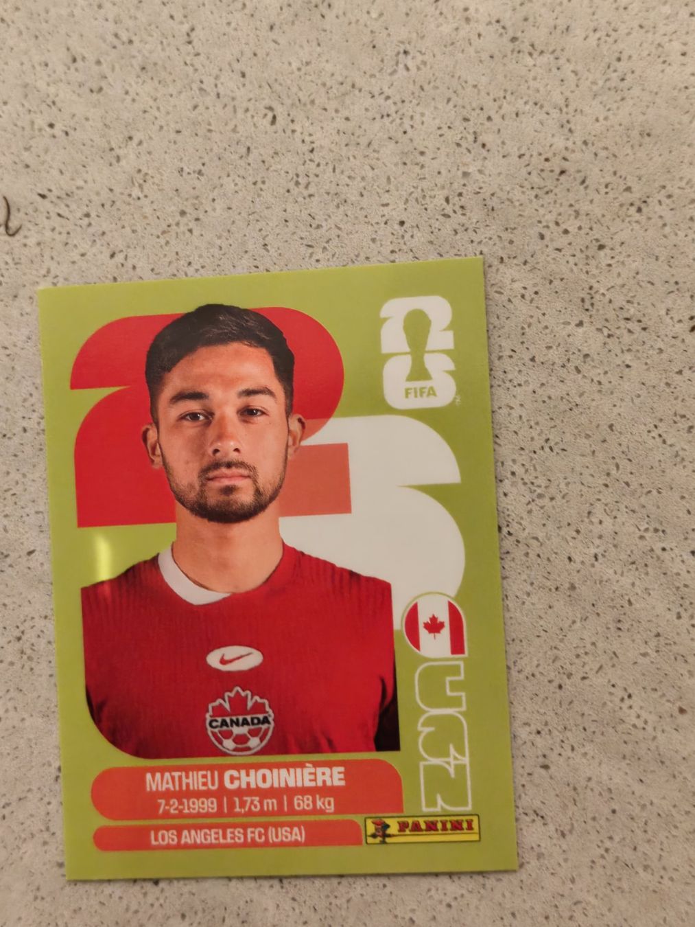 Panini Carte collezionabili: Panini Sticker WM 2026: Mathieu Choinière CAN 15 – Nuovo (secondo la descrizione) da Zofingen venduto da Mak2