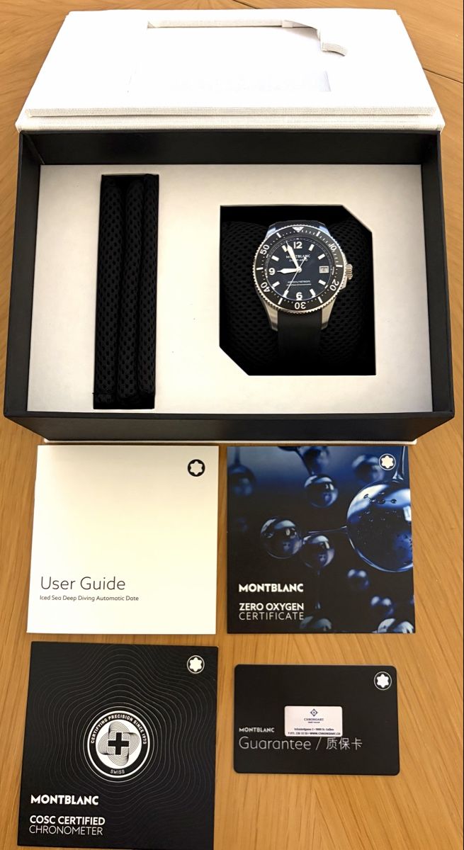 Montblanc Orologi: Montblanc Iced Sea 0 Oxygen Deep – Nuovo (secondo la descrizione) da Zürich venduto da puki6 9