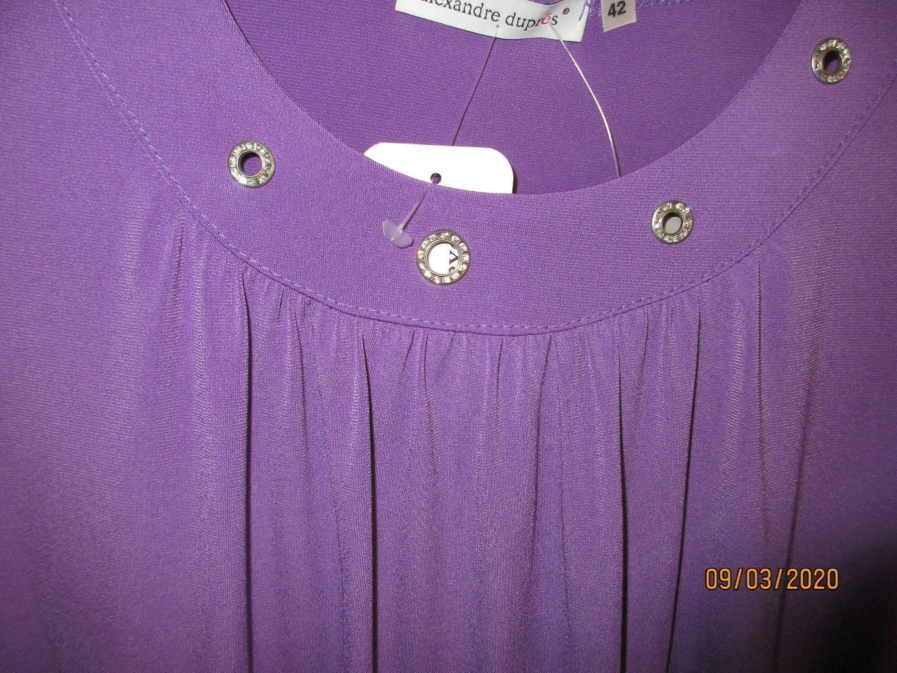 T-shirt: Shirt langarm ein Traum 42 lila – Nuovo (secondo la descrizione) da Ottenbach venduto da Claurin 1