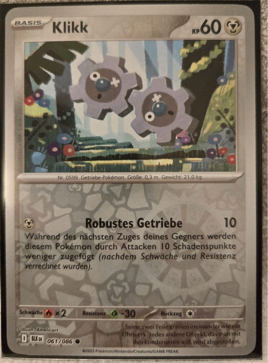 Cartoline: Pokemon Klikk Promo Reverse 61 (Schwarze Blitze) – Nuovo (secondo la descrizione) da Winterthur venduto da Bursa.16