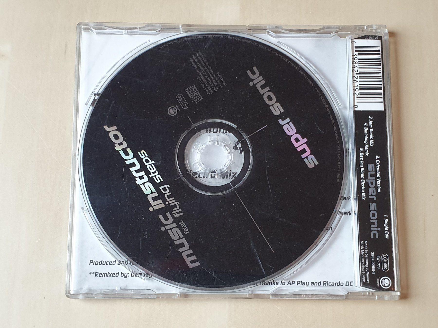 CD: Music Instructor Super Sonic – Usato da Stansstad venduto da collectorsshop 1