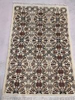 102×162 Orientteppich Handgeknüpft gerinigt
