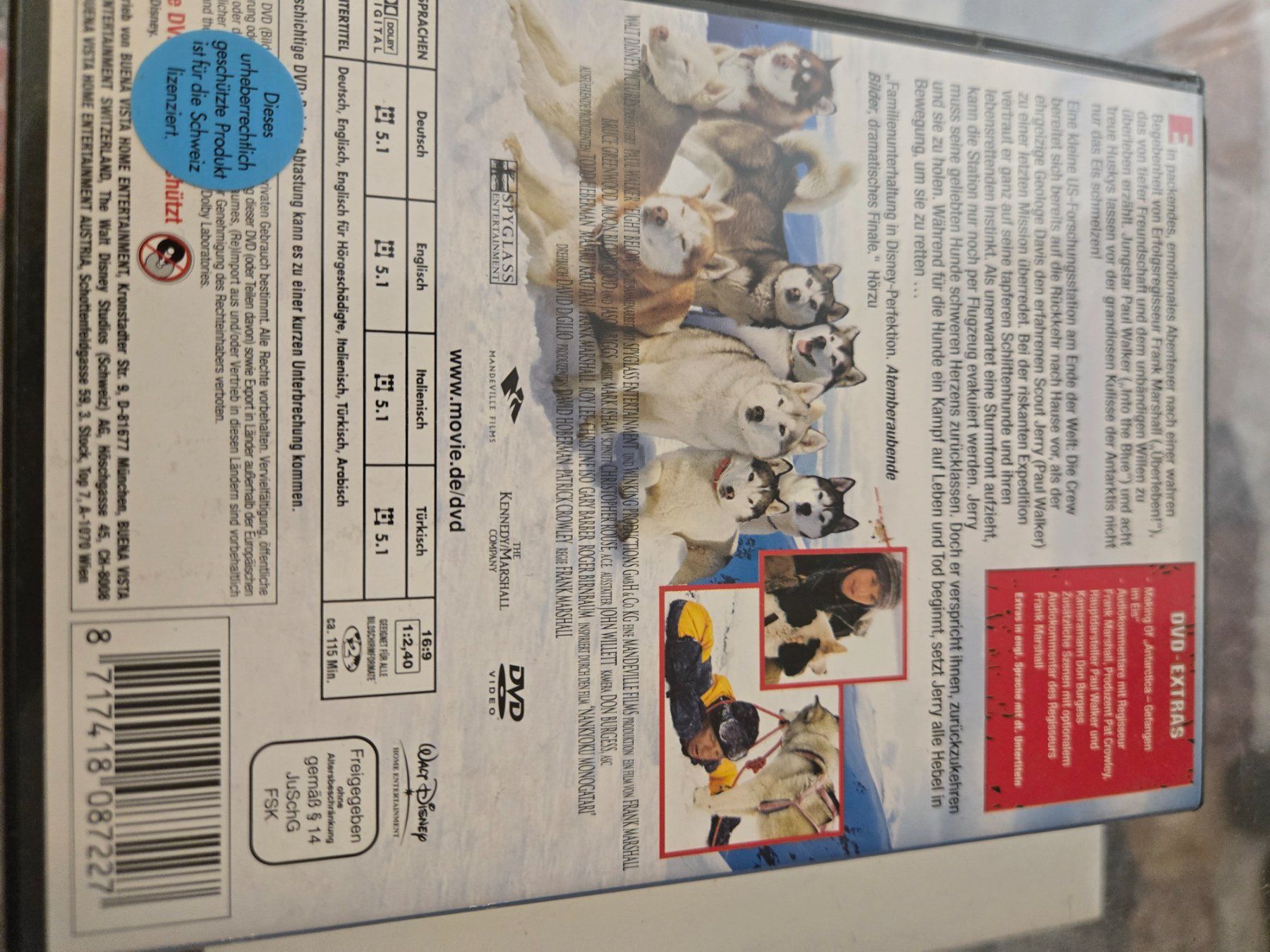 Tutti i DVDs: Antarctica - Gefangen im Eis DVD – Nuovo e nell'imballaggio originale da Bussigny venduto da Kfdlt 1