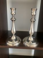 Pair of silver plated candlesticks vintage, good condition
