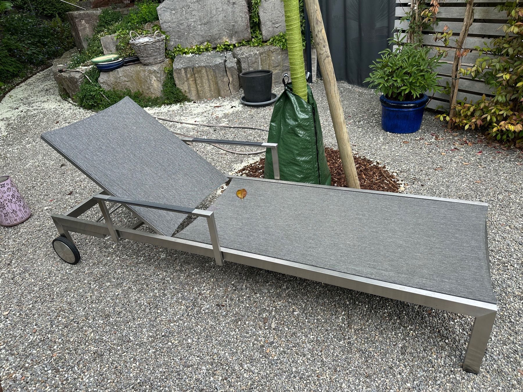 Sedie a sdraio: Liegestuhl Denova aus Edelstahl – Usato da Schaffhausen venduto da Zermatt40