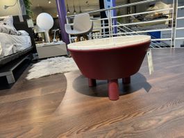 Wittmann leather side table