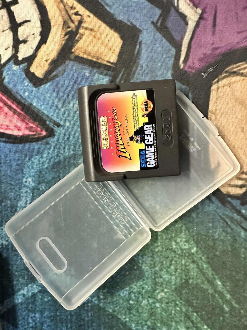 INDIANA JONES AND The Last Crusade - Sega Master System Case, Cover Art