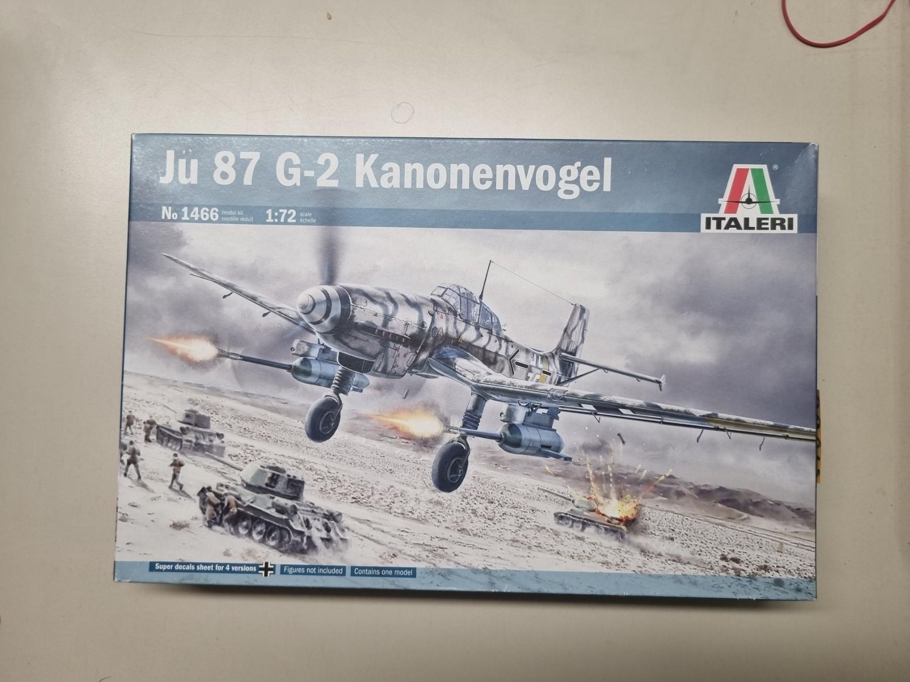 Italeri Kit di modellismo & Modellini statici: Ju 87 G-2 Kanonenvogel – Usato da Wettingen venduto da Mmarb