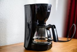 Kaffeemaschine von ACA schwarz ideal für Familie praktisch