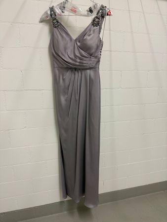 Festliches, Abendkleid mit Schmucksteinen, Gr. 36/38