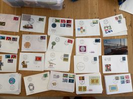 80 enveloppes premier jour (FDC) suisses