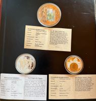 Lot de 3 médailles Suisse 1998/1999/2001