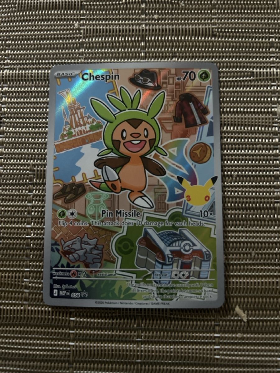 Pokémon Carte collezionabili: Chespin (first partner) – Usato da Bellinzona venduto da hed_d2by