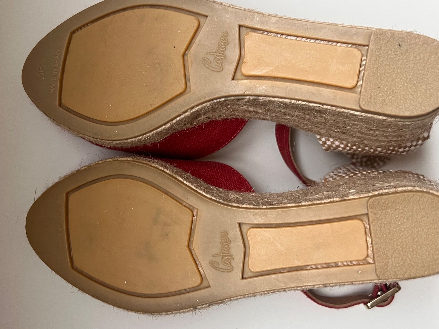 Scarpe da donna: Espadrilles compensées Castaner rouges, taille 36, été! – Nuovo (secondo la descrizione) da Cologny venduto da aidakr 4