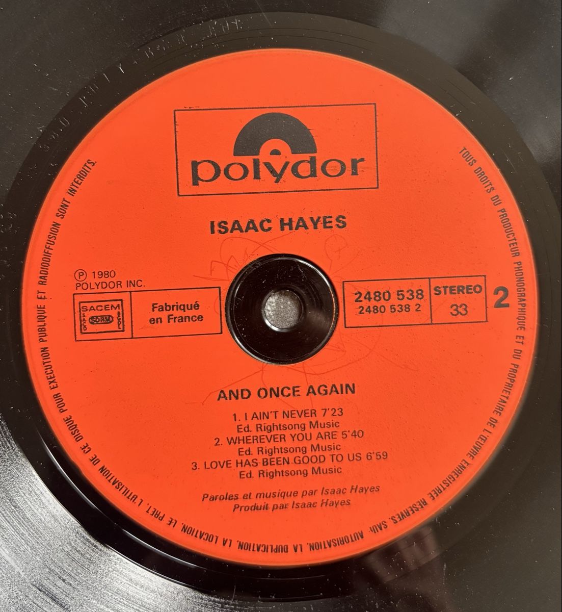 Dischi in vinile: Isaac Hayes - And Once Again - LP VG+/VG+ – Usato da Neuchâtel venduto da Deivid2 2